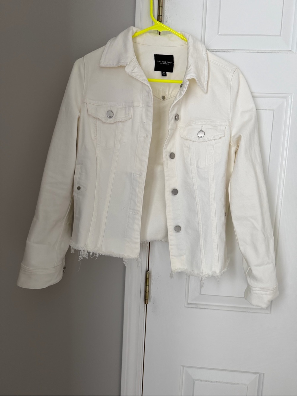 Liverpool Women's Off-White Denim Jacket
